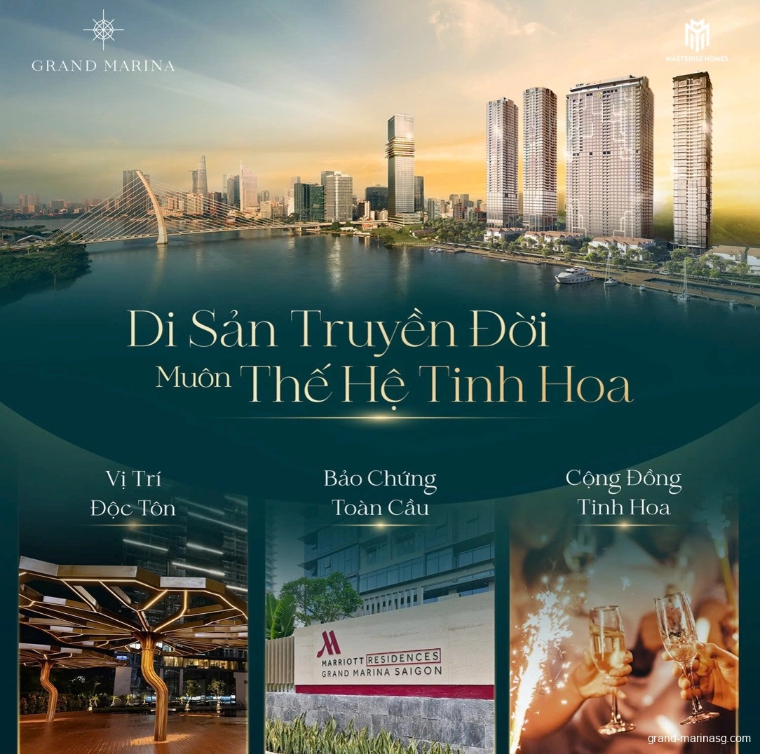 Đặc quyền dành cho cư dân Grand Marina Saigon
