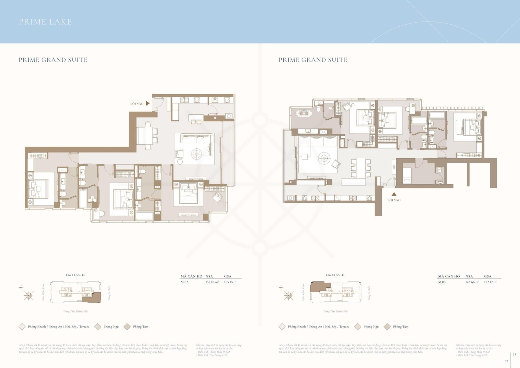 Mặt bằng Grand Marina Saigon Quận 1 | Full layout chi tiết