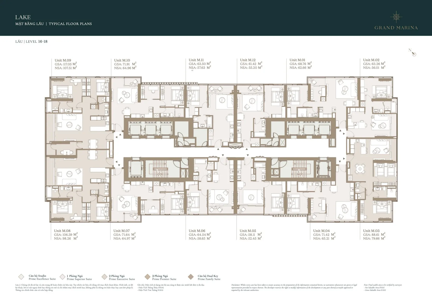 Mặt bằng Grand Marina Saigon Quận 1 | Full layout chi tiết