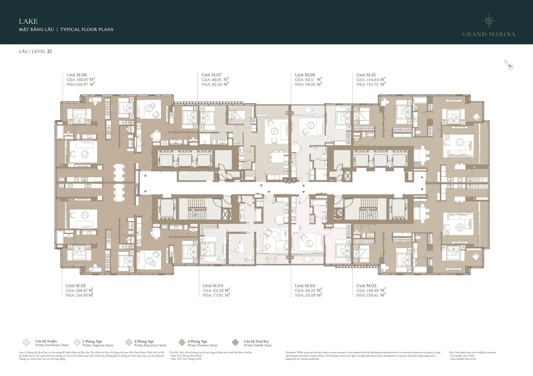 Mặt bằng Grand Marina Saigon Quận 1 | Full layout chi tiết