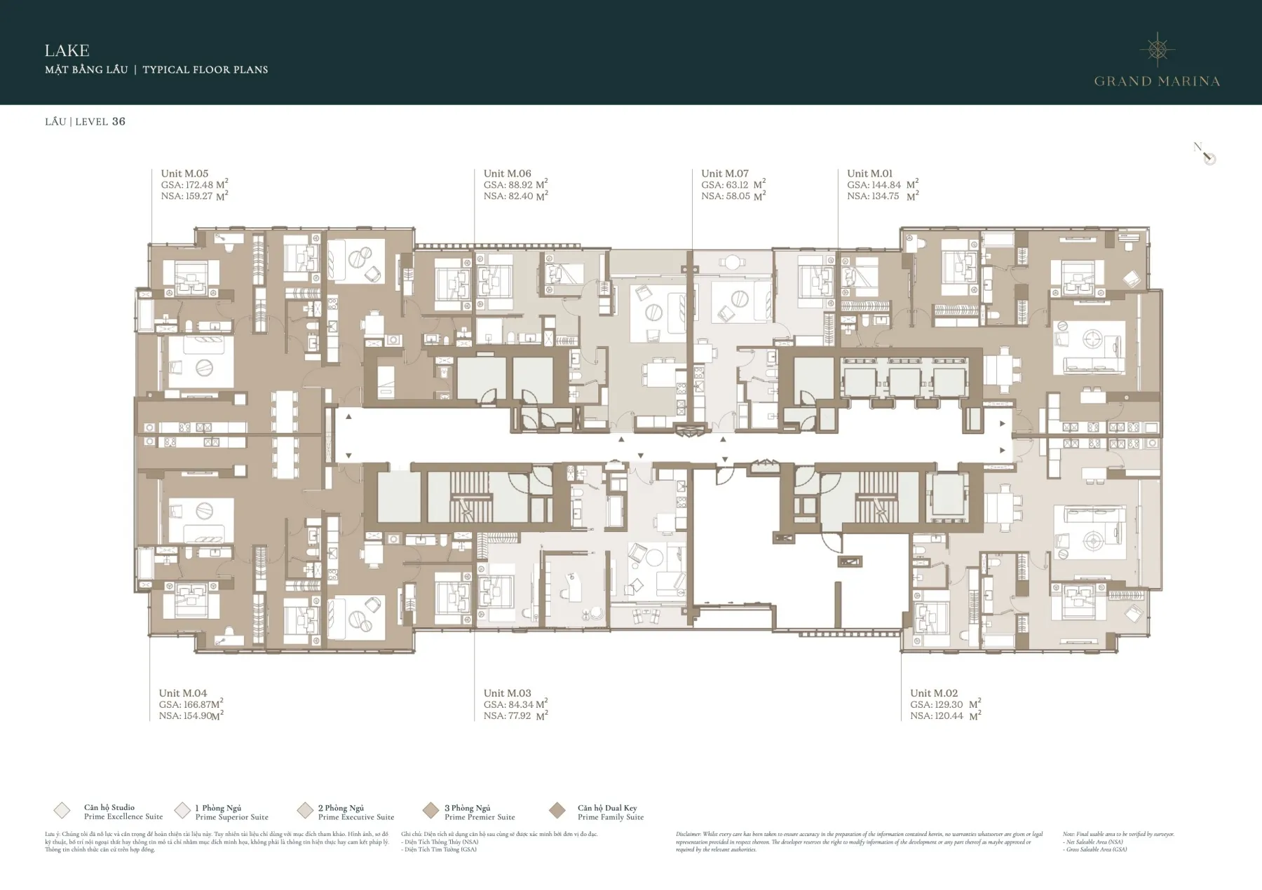 Mặt bằng Grand Marina Saigon Quận 1 | Full layout chi tiết