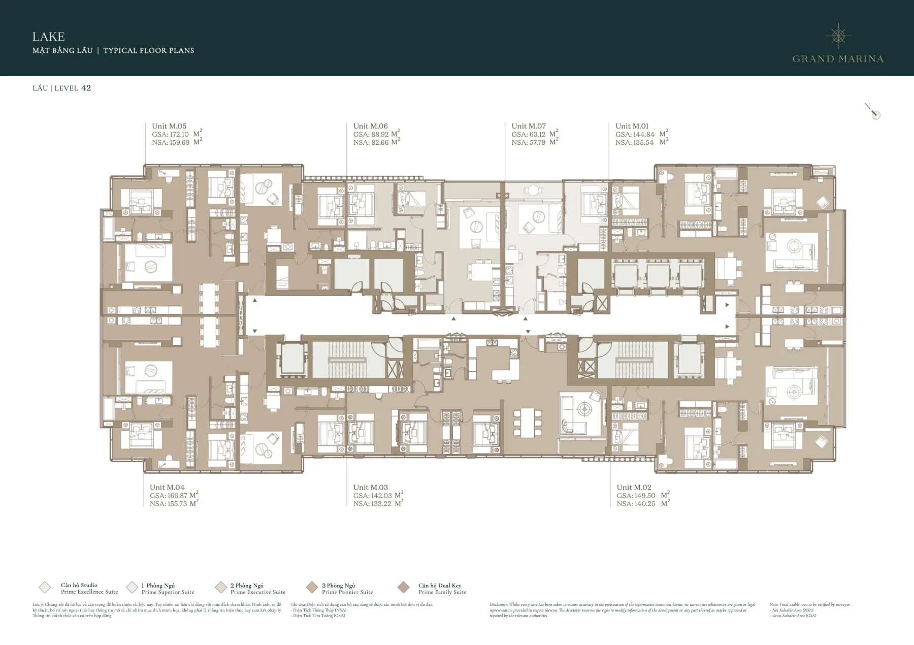Mặt bằng Grand Marina Saigon Quận 1 | Full layout chi tiết