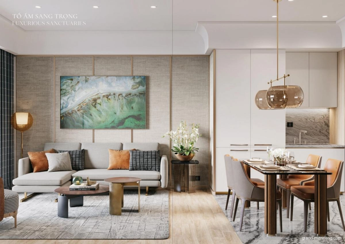 Mặt bằng căn hộ tòa Sea Grand Marina Saigon Quận 1 | Full layout chi tiết
