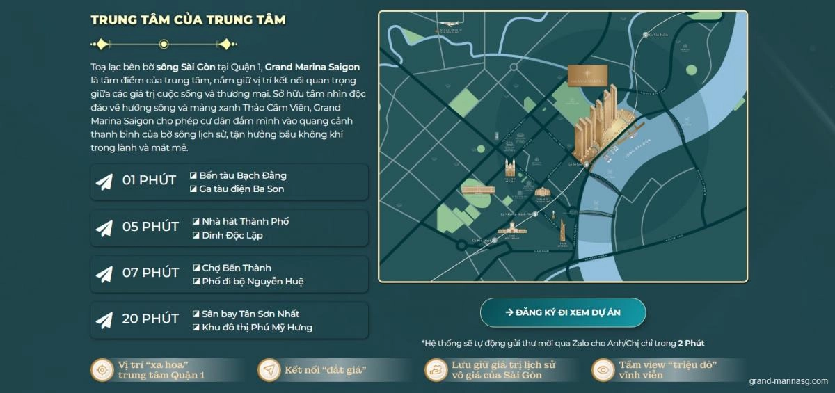 Căn hộ Grand Marina Q.1 | Giá bán, chính sách update T6/2025